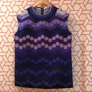 Prada 38 silk sleeveless blouse